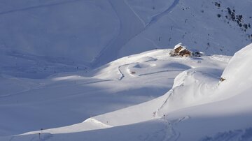 Skigebiet See Winter